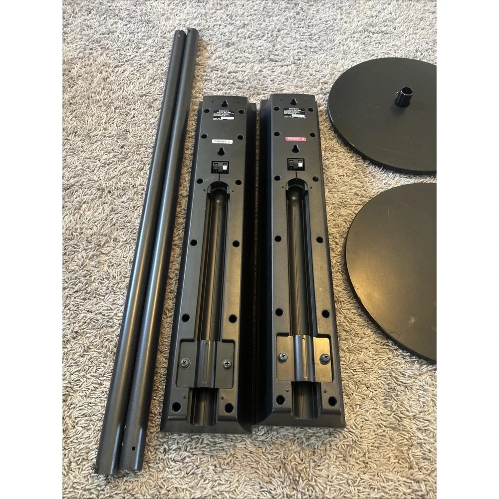 SONY SS-TS82 Left Right Front Speakers with Stands Home Theater Surround Sound
